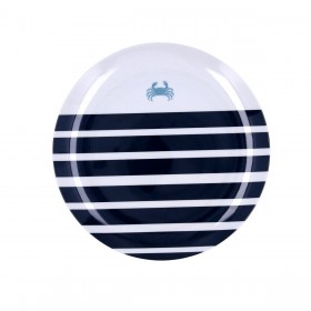 Piatto da pranzo Quid Atlantic Multicolore Bioplastica 25 cm (12 Unità)