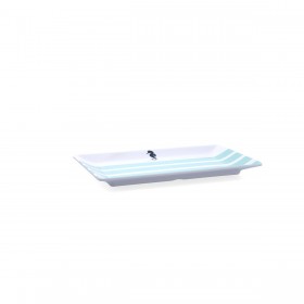 Vassoio per aperitivi Quid Atlantic Multicolore Bioplastica 25 x 15 x 2 cm (12 Unità)