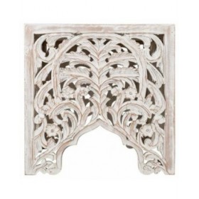 Tavolino da Caffè Alexandra House Living Bianco Legno di mango 45 x 45 x 45 cm