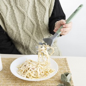 Cucchiaio per Servire la Pasta Quid Ozon Verde Plastica 32 cm (12 Unità)