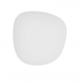 Piatto Fondo Bidasoa Fosil Bianco Ceramica Quadrato 21,9 x 21,7 x 4,8 cm (6 Unità)