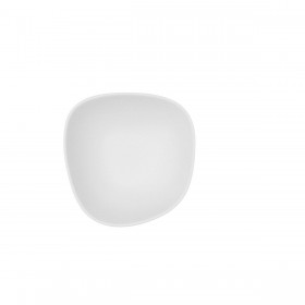 Ciotola Bidasoa Fosil Bianco Ceramica Quadrato