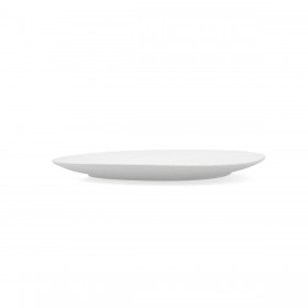 Piatto da pranzo Bidasoa Fosil Bianco Ceramica Ovale 28 x 24,8 x 2,5 cm (6 Unità)