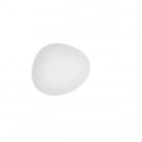 Ciotola Bidasoa Fosil Bianco Ceramica Ovale 14 x 12,4 x 4,8 cm (12 Unità)