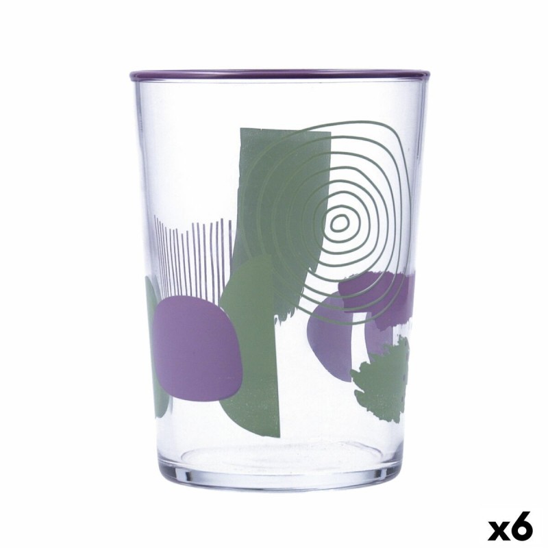 Bicchiere Quid Kaleido Multicolore Vetro Astratto 510 ml (6 Unità)