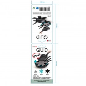 Protettore per Padelle Quid Rico Tessile Set 3 Pezzi
