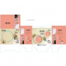 Servizio di Piatti Quid Kaleido Ceramica 18 Pezzi