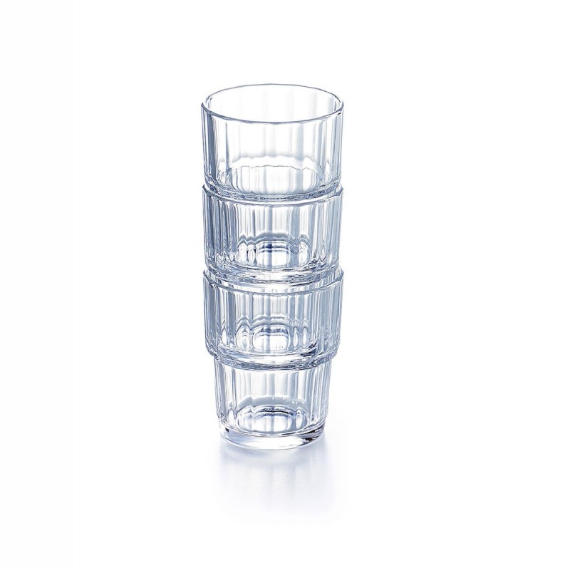 Tazza Thermos con Coperchio Arcoroc Noruega Trasparente Vetro