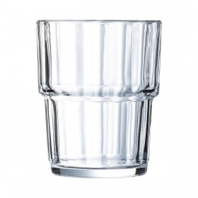 Tazza Thermos con Coperchio Arcoroc Noruega Trasparente Vetro