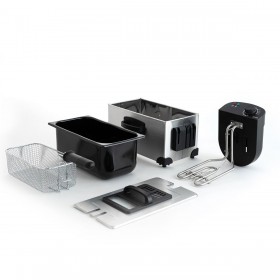 Friggitrice Dcook Gallery Argentato 2000 W 3 L 4 Unità