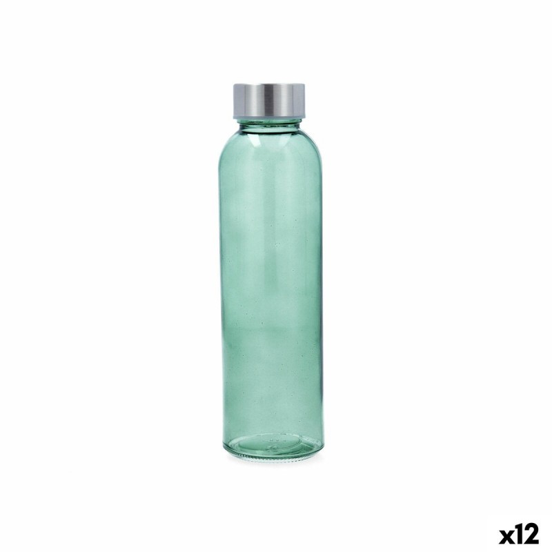 Borraccia Quid Sarao Verde Vetro 600 ml (12 Unità)