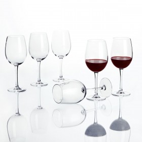 Set di Bicchieri Chef&Sommelier Cabernet Tulip Eco Trasparente Vetro 470 ml (6 Unità)