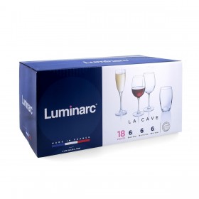 Set di bicchieri Luminarc La Cave (18 Pezzi)