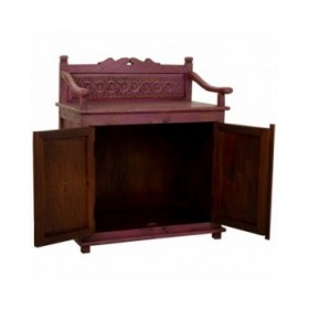 Credenza Alexandra House Living Rosa Legno 42 x 70 x 85 cm