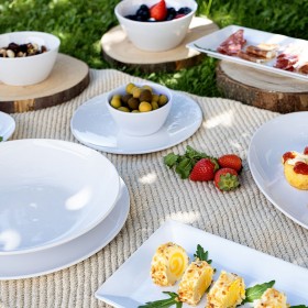 Ciotola per Aperitivi Quid Select Basic Bianco Melammina 13 cm (24 Unità)