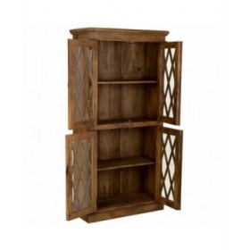 Stand Espositore Alexandra House Living Legno Vetro 40 x 183 x 90 cm