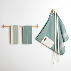 Set da Cucina Vinthera Okapi Due Bicolore 40 x 60 cm 50 x 110 cm 3 Pezzi