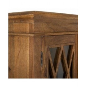 Stand Espositore Alexandra House Living Legno Vetro 40 x 183 x 90 cm