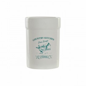 Contenitore per Utensili da Cucina DKD Home Decor Dolomite 12,5 x 12,5 x 17,5 cm