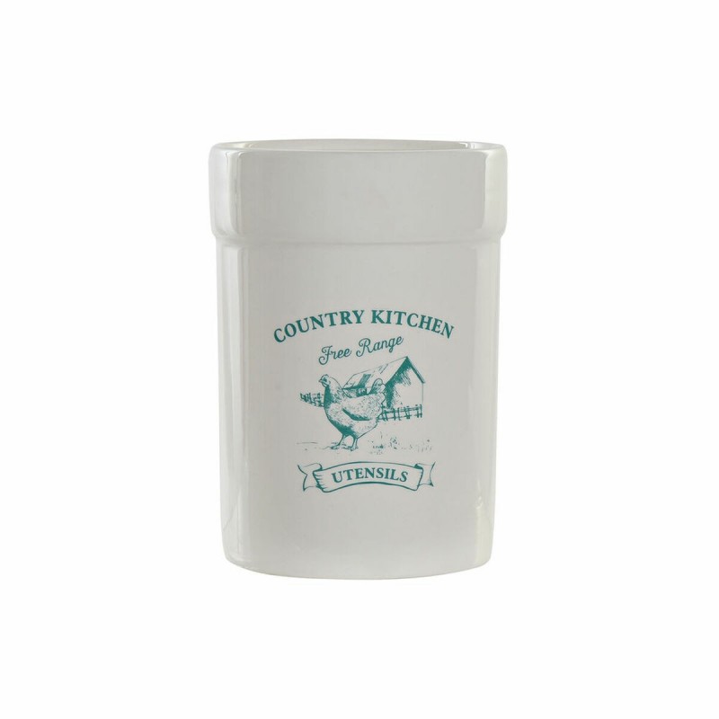 Contenitore per Utensili da Cucina DKD Home Decor Dolomite 12,5 x 12,5 x 17,5 cm
