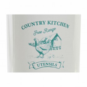 Contenitore per Utensili da Cucina DKD Home Decor Dolomite 12,5 x 12,5 x 17,5 cm