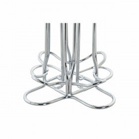 Contenitore per Sistemare le Capsule di Caffè DKD Home Decor Argentato Metallo Plastica 13 x 13 x 37 cm