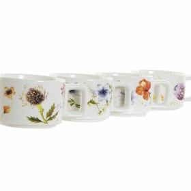 Set di Tazze da Caffè DKD Home Decor Multicolore Metallo Dolomite 260 ml