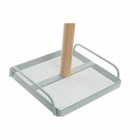 Portarotolo di Carta da Cucina DKD Home Decor Beige Metallo Menta Pino (16 x 15 x 29,5 cm) (2 Unità)