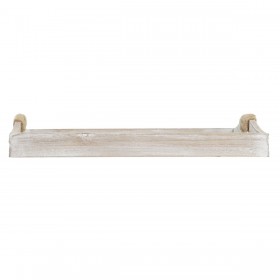 Set di Vassoi DKD Home Decor Multicolore 40 x 30 x 6 cm Legno MDF (2 Unità)