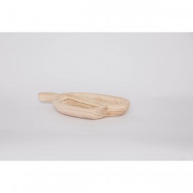 Vassoio per aperitivi DKD Home Decor Marrone Chiaro Naturale Tropicale 38 x 21 x 5 cm 30 x 21 x 5 cm