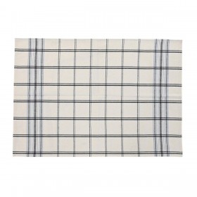 Grembiule con Tasca DKD Home Decor 70 x 1 x 85 cm Nero Beige Azzurro Cotone