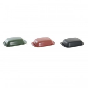 Portaburro DKD Home Decor 19 x 13 x 5 cm Gres (3 Pezzi)