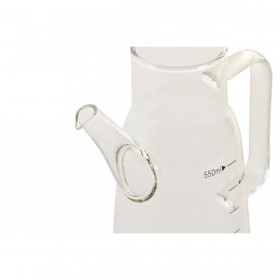 Oliera DKD Home Decor 15 x 9 x 19,6 cm Argentato Acciaio inossidabile 550 ml Vetro Borosilicato