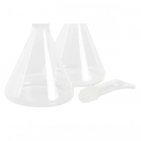 Set olio e aceto DKD Home Decor 200 ml 19,5 x 10 x 23,5 cm Metallo Trasparente 2 Unità Vetro Borosilicato