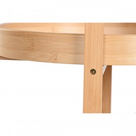 Carrello da Portata DKD Home Decor Naturale 44 x 44 x 90 cm