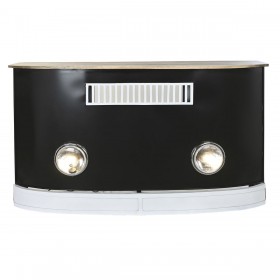 Mobile bar DKD Home Decor Bianco Marrone Nero 157 x 52 x 90 cm BAR