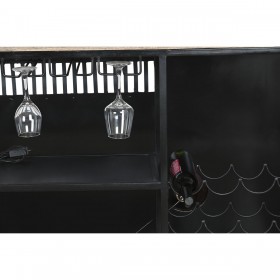 Mobile bar DKD Home Decor Bianco Marrone Nero 157 x 52 x 90 cm BAR
