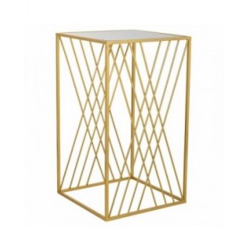 Tavolo angolare Alexandra House Living Oro 40 x 70 x 40 cm