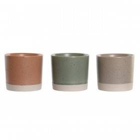 Set da Aperitivo DKD Home Decor 28 x 18,8 x 1,5 cm Porcellana Multicolore Bambù 10 Pezzi Scandinavo
