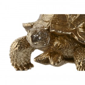 Secchiello per il ghiaccio Home ESPRIT Dorato Resina Tropicale 33 x 22 x 34,5 cm
