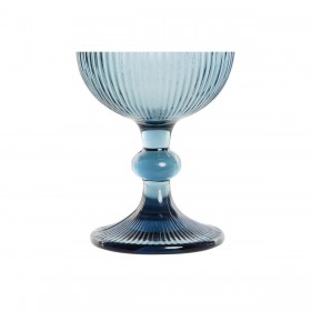 Set di Bicchieri DKD Home Decor Azzurro Cristallo 325 ml