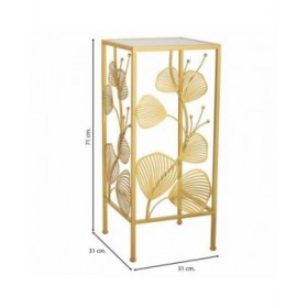 Tavolo angolare Alexandra House Living Oro 31 x 71 x 31 cm