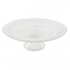 Piatto da pranzo Home ESPRIT Trasparente Cristallo 29 x 29 x 9,2 cm