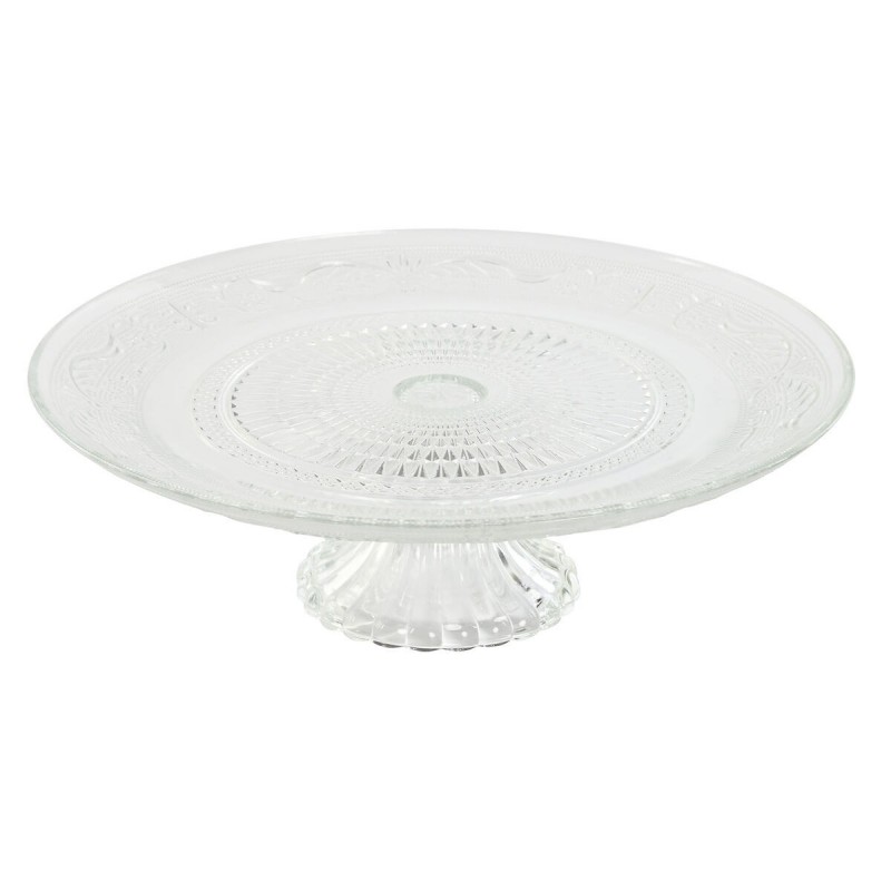 Piatto da pranzo Home ESPRIT Trasparente Cristallo 29 x 29 x 9,2 cm