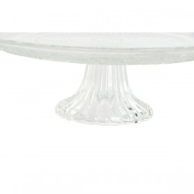 Piatto da pranzo Home ESPRIT Trasparente Cristallo 29 x 29 x 9,2 cm
