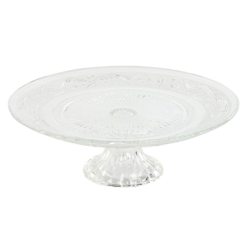 Vassoio per aperitivi Home ESPRIT Trasparente Cristallo 23 x 23 x 8 cm
