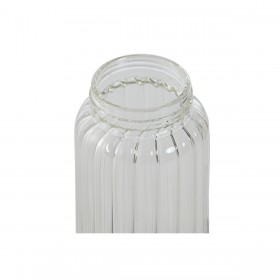 Set olio e aceto Home ESPRIT Trasparente Naturale Bambù Cristallo 18,5 x 9,3 x 24 cm