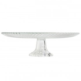 Piatto da pranzo Home ESPRIT Trasparente Cristallo 26 x 26 x 8 cm