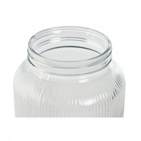 Dispenser di Acqua Home ESPRIT Trasparente Metallo Silicone Cristallo ABS 15 x 20 x 23 cm