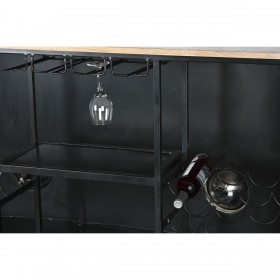 Mobile bar Home ESPRIT Bianco Marrone Turchese 157 x 52 x 90 cm